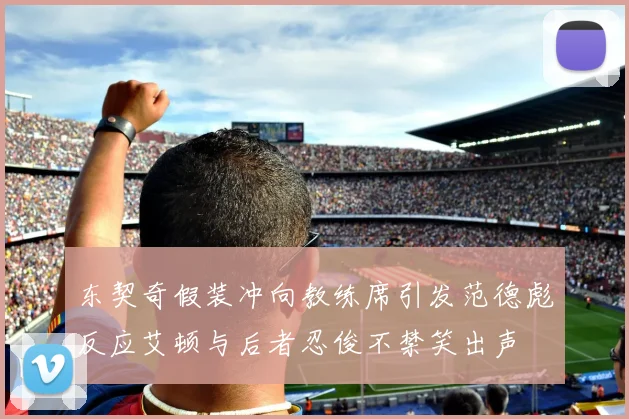 东契奇假装冲向教练席引发范德彪反应艾顿与后者忍俊不禁笑出声