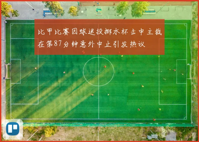 比甲比赛因球迷投掷水杯击中主裁在第87分钟意外中止引发热议